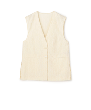 シャイニーカットジャカード Vカラージレ