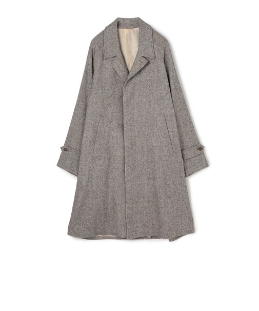 【WEB先行予約・別注】De Petrillo ウールシルクナイロン バルカラーコート
