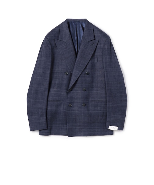 【別注】De Petrillo SIBILLA シルクネップ ダブルブレステッド6Bジャケット
