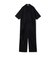 クレープウールストレッチ ジャンプスーツ