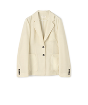 アキハチェックウール ラウンドラペルシングルジャケット