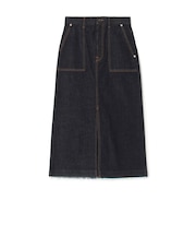 ワンウオッシュ エッセンシャルデニム スカート