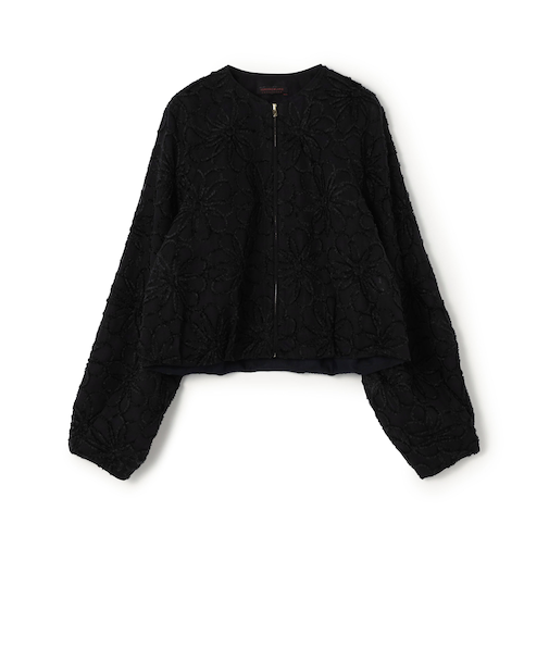 レーヌエンブロイダリー バルーンブルゾン