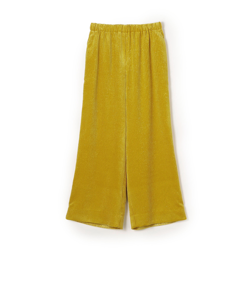 ラメコーデュロイ ワイドパンツ