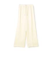 【WEB先行予約】レーヨンウールサテン イージーストレートパンツ