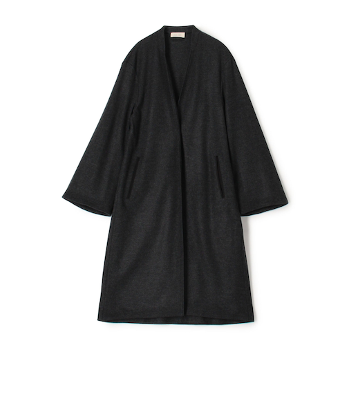 ニットコンビネーション ロングコート