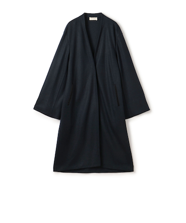 ニットコンビネーション ロングコート