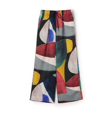 【WEB先行予約】アルテミスプリント 1タックイージーパンツ