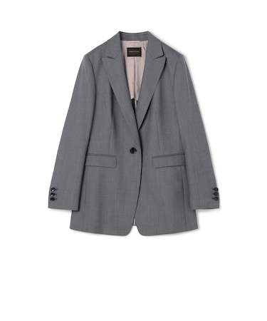 【WEB先行予約】ウーステッドカルゼ 1Bテーラードジャケット