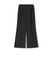 ソフトウールオックスフォード ワンタックパンツ