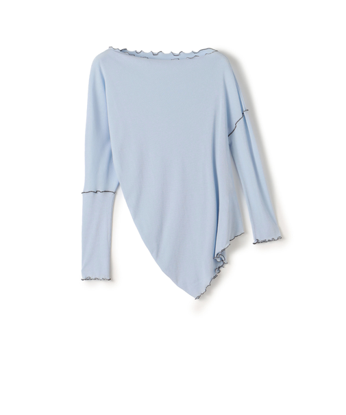 コットンジャージー ツイストプルオーバー