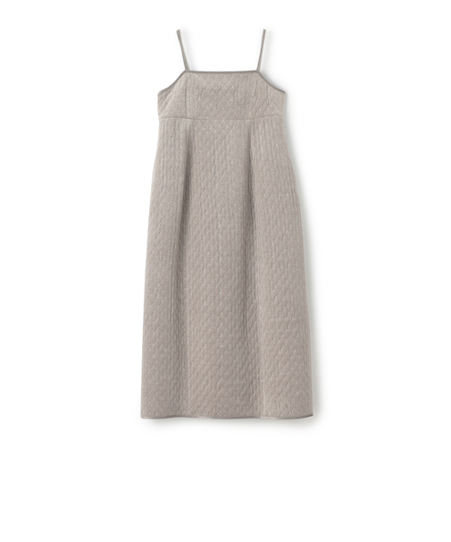 キルティングベロア コクーンキャミソールワンピース