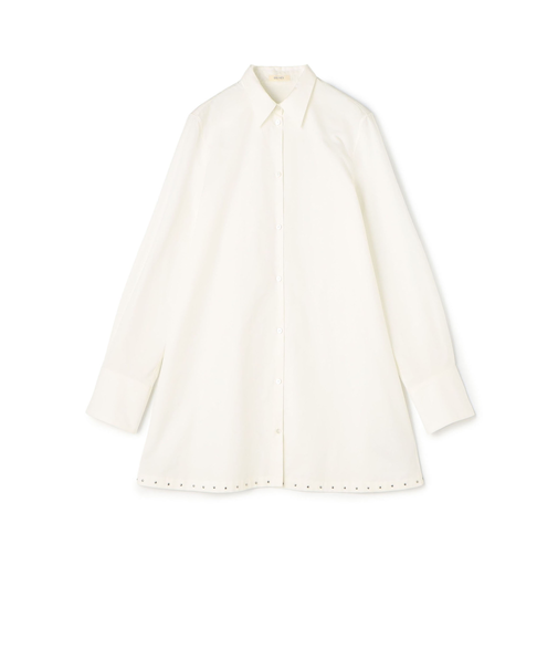 スビンコットンツイル チュニックシャツ