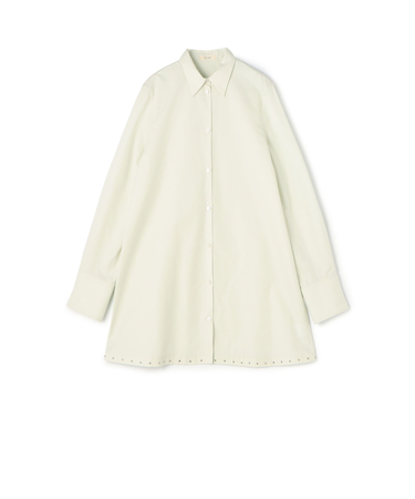 スビンコットンツイル チュニックシャツ