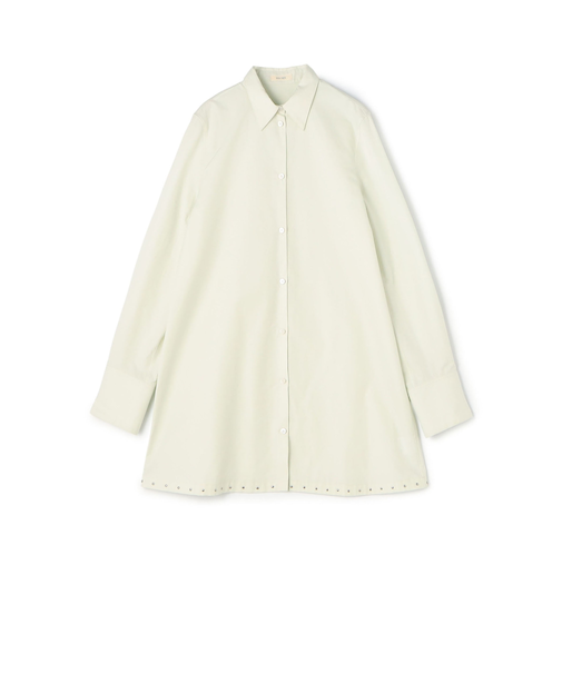 スビンコットンツイル チュニックシャツ