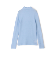 モヘアシアー ハイネックネックニット