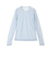 シアープリント クルーネックトップ