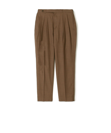 ウールトロピカル 2プリーツスラックス