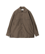 コットンシルク ダブルポケット シャツブルゾン