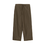 コットンシルク バレルイージーパンツ