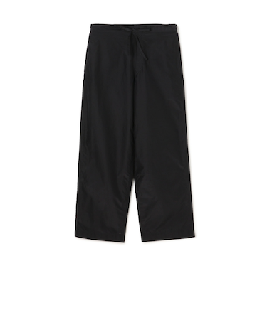 コットンシルク バレルイージーパンツ