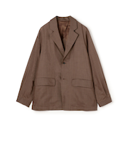 ウールトロピカル シングルブレステッド 2Bジャケット