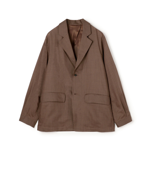 ウールトロピカル シングルブレステッド 2Bジャケット