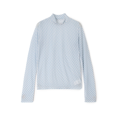 シアープリント ハイネックトップ