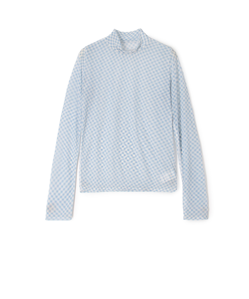 シアープリント ハイネックトップ