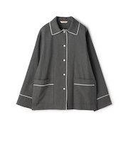 【WEB先行予約】ウールコットンフランネル パジャマシャツ