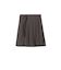 ウールライク ラッププリーツスカート