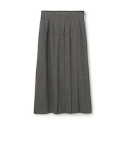 クリアーボイル アシンメトリープリーツスカート