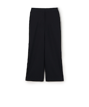 ソフトポリエステルレーヨンストレッチ セミワイドパンツ