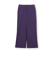 ソフトポリエステルレーヨンストレッチ セミワイドパンツ