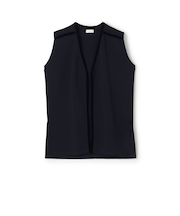 ミラノリブ Vネックジレ