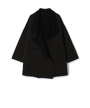 【WEB先行予約】ヘリンボーンダブルフェイス トライアングルカラーコート