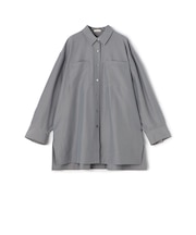 【WEB先行予約】コットンシルクポプリン チュニックシャツ