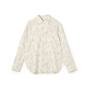 ブルームプリント レギュラーカラーシャツ