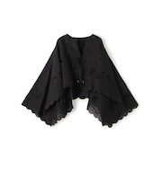 バンダナエンブロイダリー ワイドスリーブブラウス