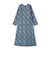 セルロースポリエステルプリント クルーネックワンピース