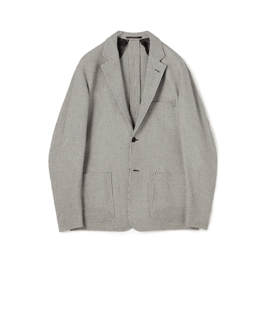 ウールコットン シングルブレステッド 2Bジャケット SUBALPINO