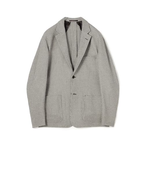 ウールコットン シングルブレステッド 2Bジャケット SUBALPINO