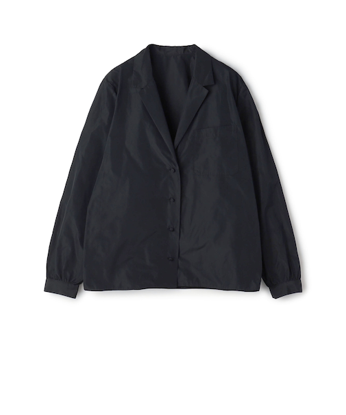 ポリエステルタフタ オープンシャツ