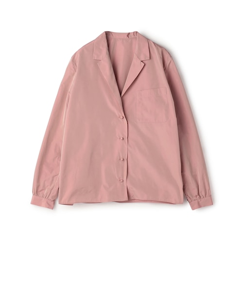 【CREAM】<LOEFF>コットン ツイル スキッパー シャツ UNISEX LOEFF＞コットン ツイル スキッパー シャツ UNISEX