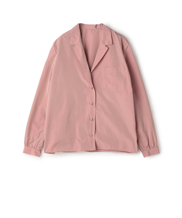 ポリエステルタフタ オープンシャツ