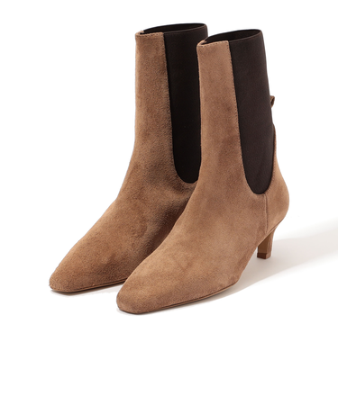 NUYOU サイドゴア ミドルブーツ