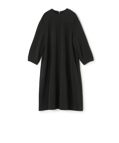 エラスティックジャージー Aラインワンピース