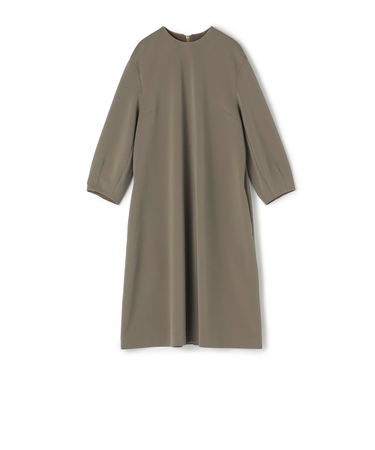 エラスティックジャージー Aラインワンピース