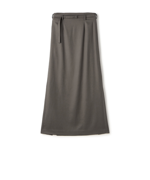 【WEB先行予約】Super160's ウールツイル Iラインスカート