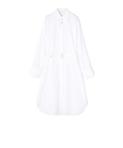 コンパクトプレーンコットン シャツワンピース